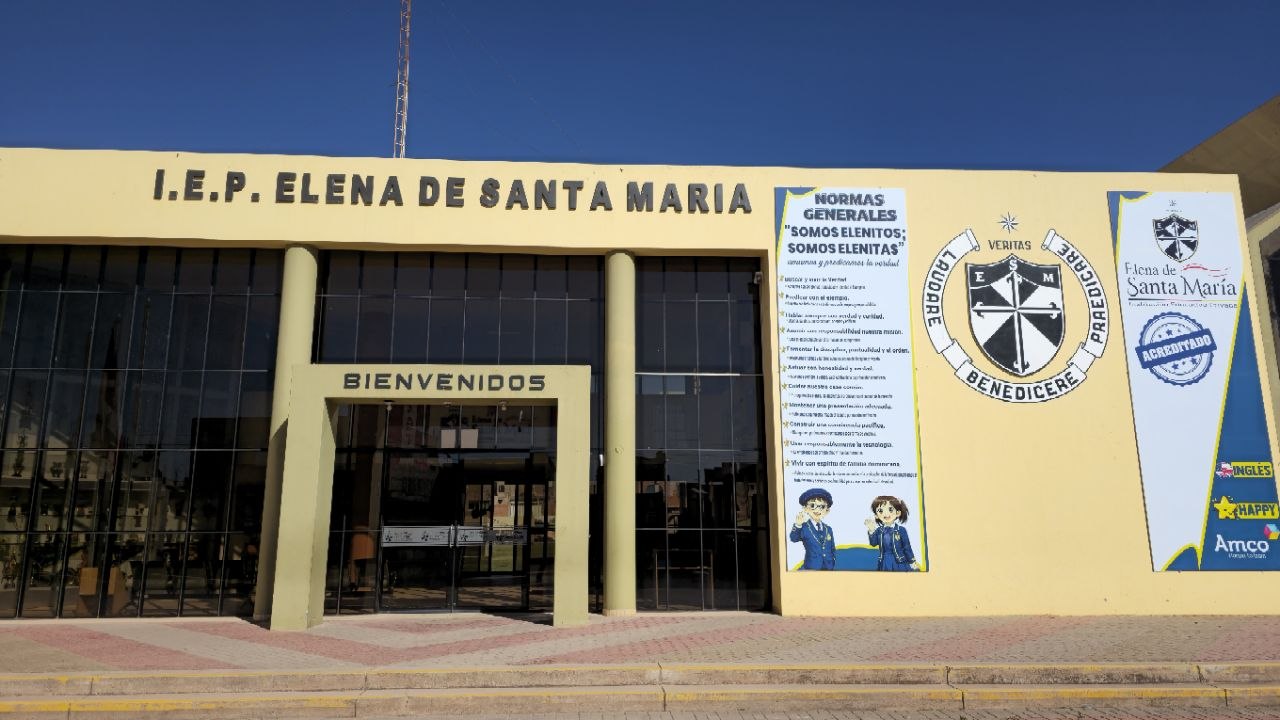 Vista panorámica del colegio Elena de Santa María